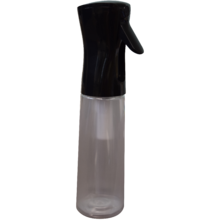 Continuous Fine Mist Spray Bottle (8 oz) Black